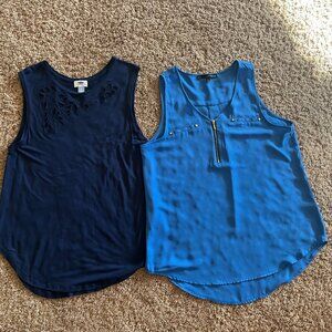 TWO Summer Tanks! LARGE!